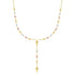 14k Tri-Color Gold Rosary Chain Necklace by Bids.com