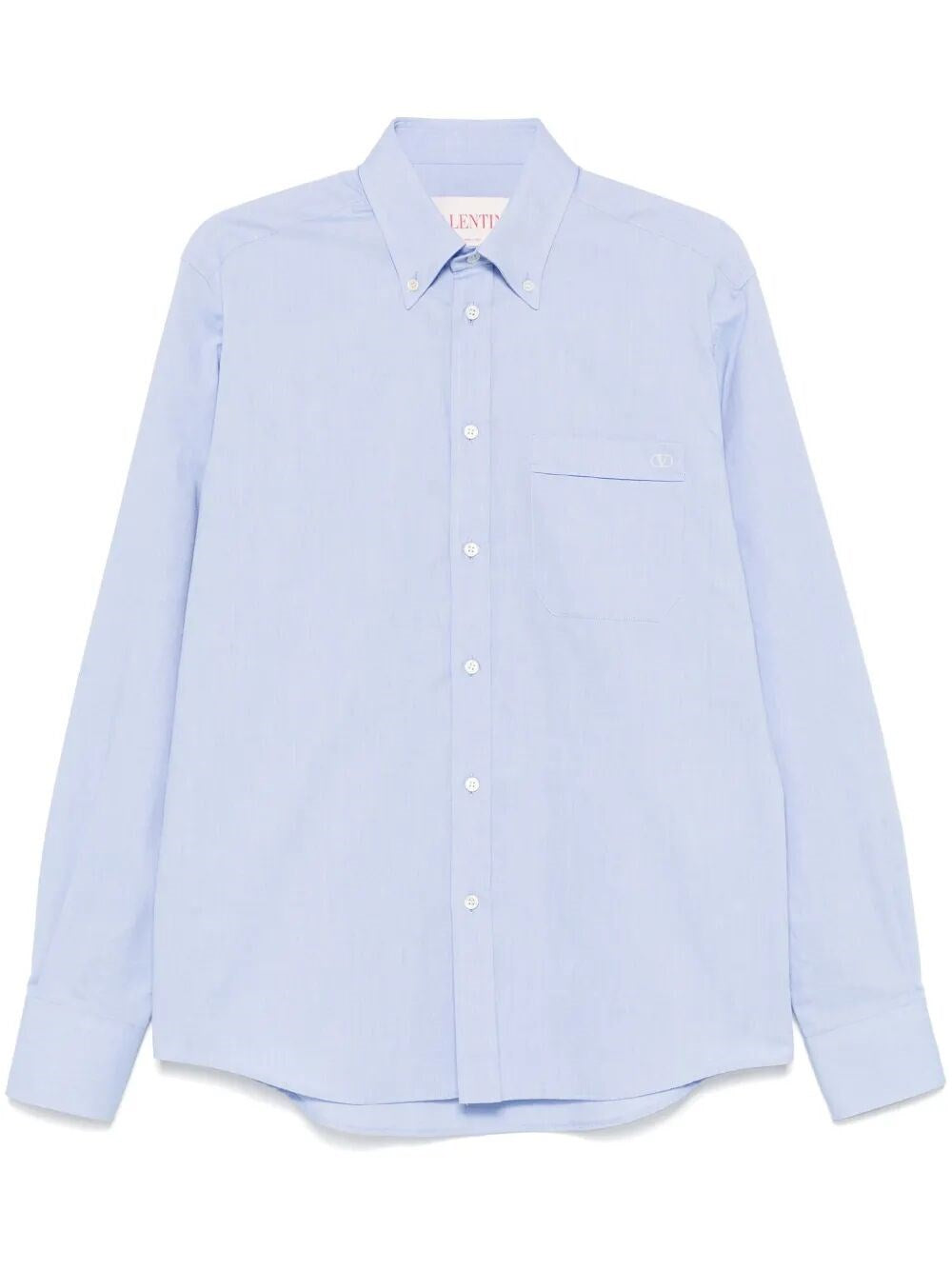 Valentino Garavani Men `Vlogo Signature` Long Sleeve Oxford Shirt by Luosophy
