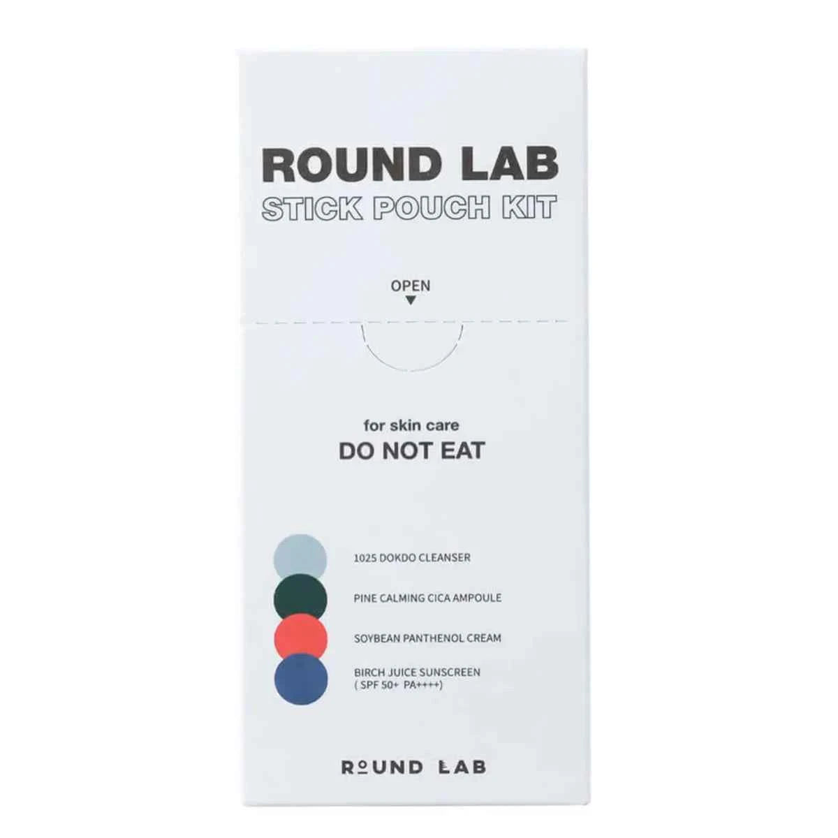 Round Lab Stick Pouch Kit