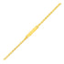 14k Yellow Gold Childrens Heart Link ID Bracelet by Bids.com