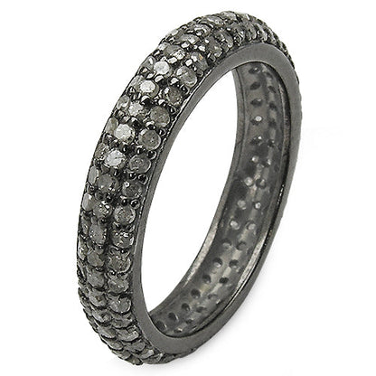 1.40 Carat Genuine TLB Diamond .925 Sterling Silver Ring by Bids.com