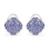 3.14 Carat Genuine Tanzanite .925 Sterling Silver Earrings  DestGlow