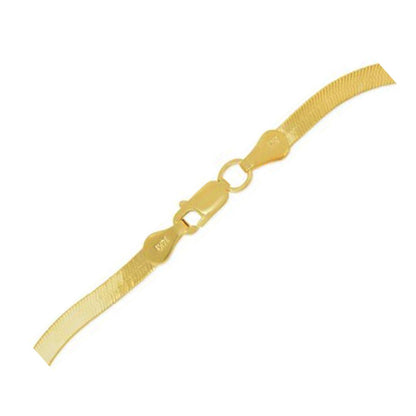 14k Yellow Gold Super Flex Herringbone Chain (1.50 mm)  DestGlow