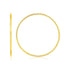 Endless Hoop Style Earrings in 14K Yellow Gold  DestGlow