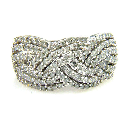 Natural 1.00ct Diamond Ring 10KT White Gold by Bids.com