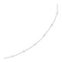 14k White Gold Necklace with White Pearls by Bids.com