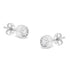 .925 Sterling Silver 1/5 Cttw Round Brilliant-Cut Near Colorless Diamond Miracle-Set Bezel Barrel Style Stud Earrings (I-J Color, I2-I3 Clarity) by Bids.com