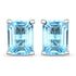 3.20 Carat Genuine Swiss Blue Topaz .925 Sterling Silver Earrings  DestGlow