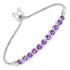 2.64 Carat Genuine Amethyst .925 Sterling Silver Bracelet by Bids.com