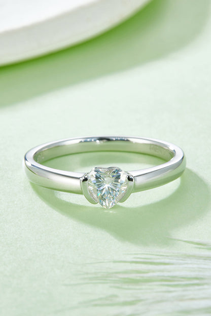Brilliant Round Cut Sparkala™ Platinum Over Pure Sterling Silver Solitaire Ring by Sparkala