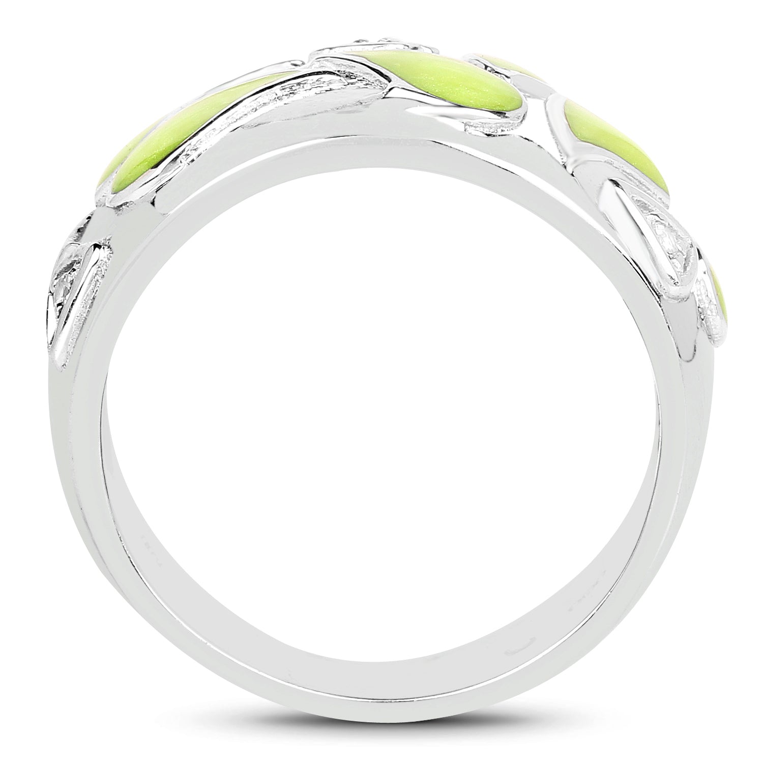 0.07 Carat Genuine White Topaz .925 Sterling Silver Ring  DestGlow