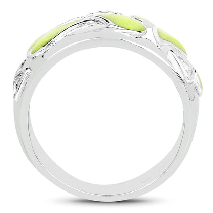 0.07 Carat Genuine White Topaz .925 Sterling Silver Ring  DestGlow