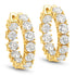 3.08 Carat Genuine Lab Grown Diamond 14K Yellow Gold Earrings by Bids.com
