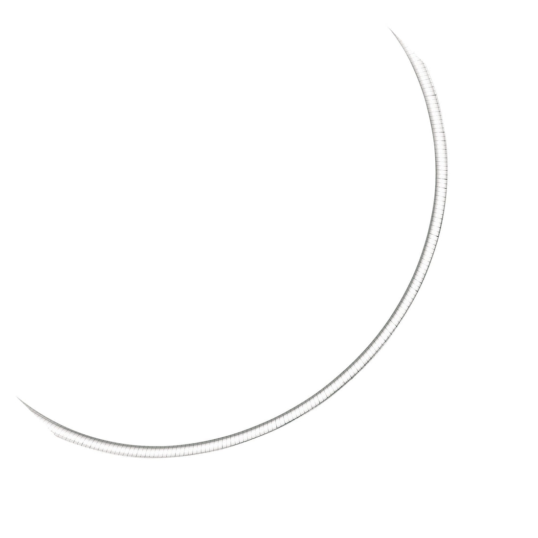 3.0 mm 14k Two Tone Gold Reversible Omega Necklace by Bids.com