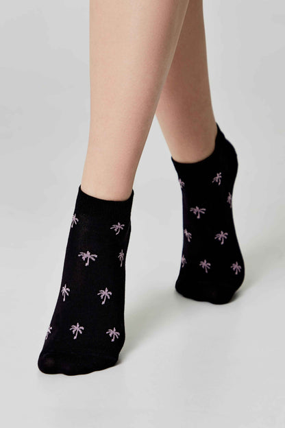 Cotton Ankle Socks Conte Active - 589 Palm Trees