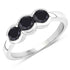 1.22 Carat Genuine Black Diamond .925 Sterling Silver Ring by Bids.com