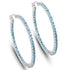 3.60 Carat Genuine Swiss Blue Topaz .925 Sterling Silver Earrings by Bids.com