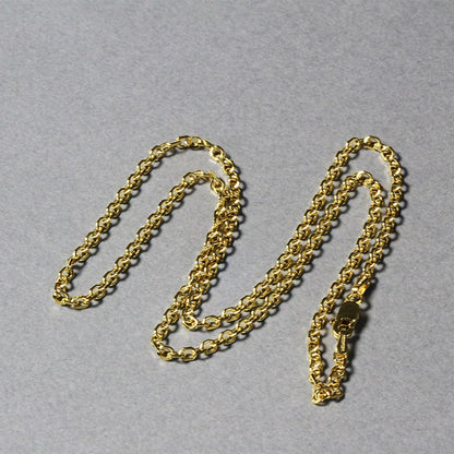 2.3mm 14k Yellow Gold Diamond Cut Cable Link Chain by Bids.com
