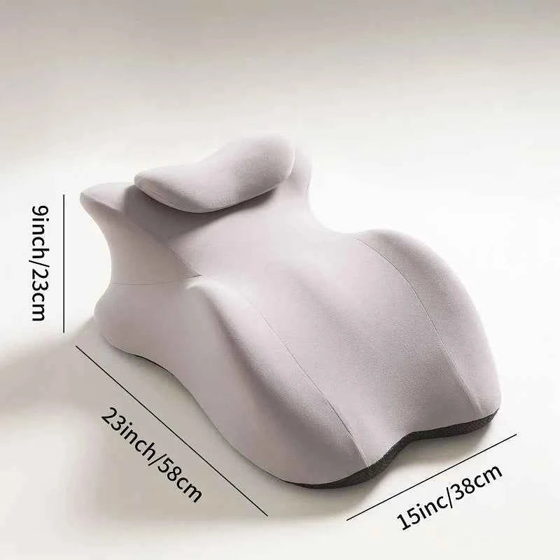 ProneLuxe™ Memory-Foam Face-Down Ergonomic Bed Pillow