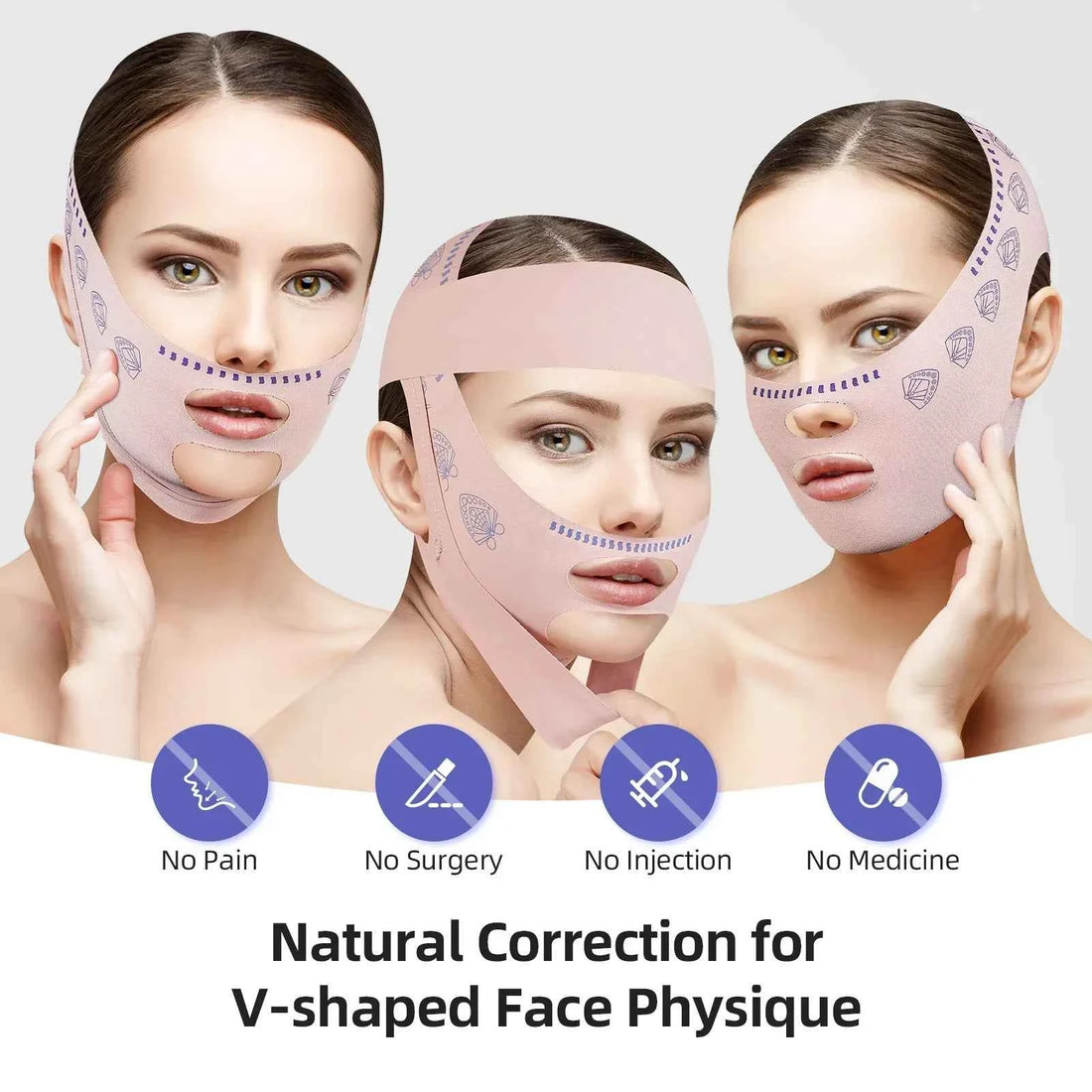 V-LineLift™ Face Slimming Band – Double Chin Support &amp; Contouring