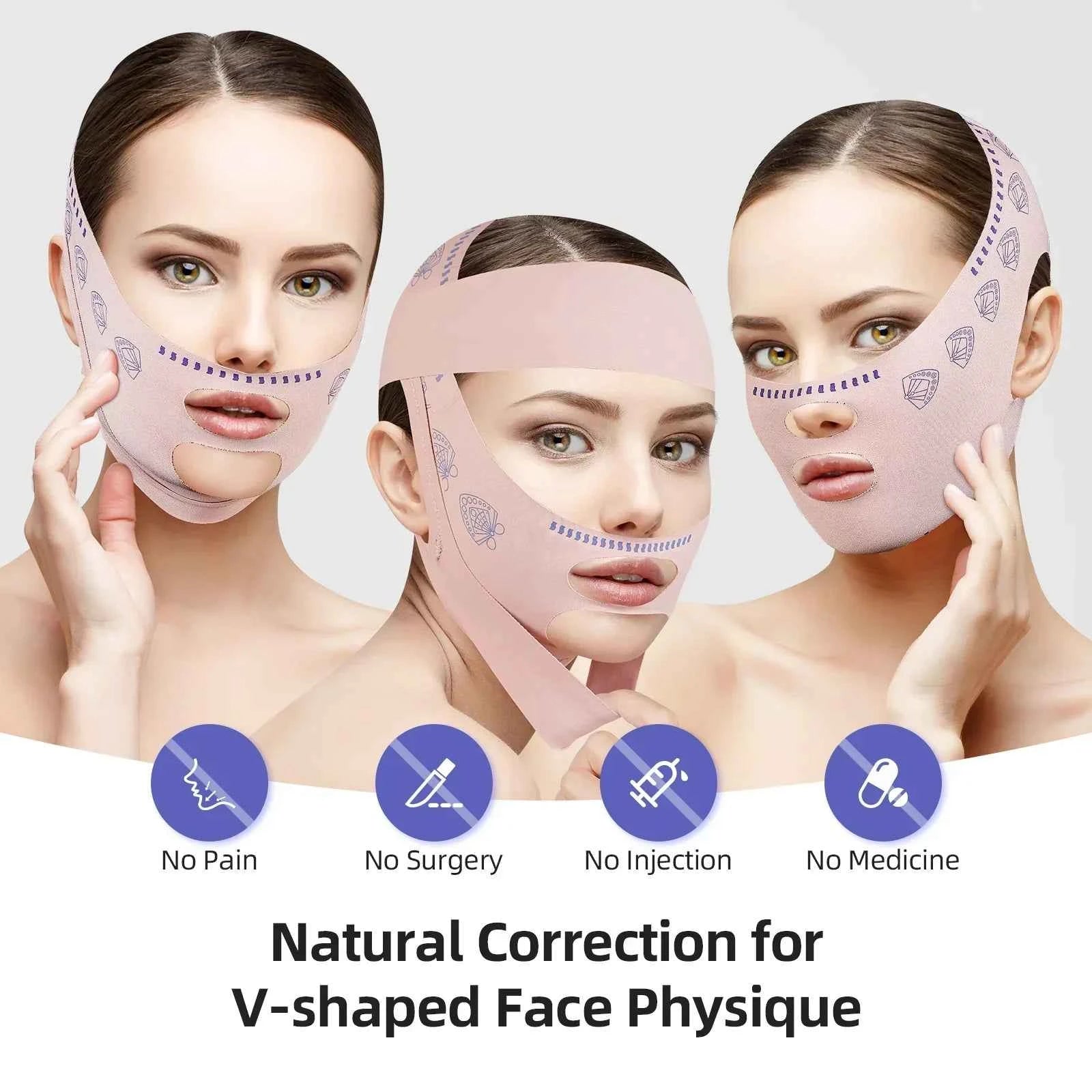 V-LineLift™ Face Slimming Band – Double Chin Support &amp; Contouring