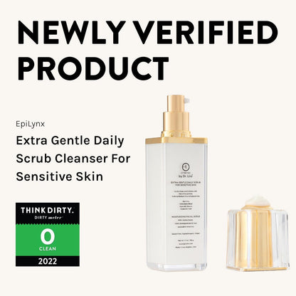 Gentle Exfoliating Face Scrub – Hyaluronic Acid, Aloe Vera &amp; Biodegradable Jojoba Beads by EpiLynx
