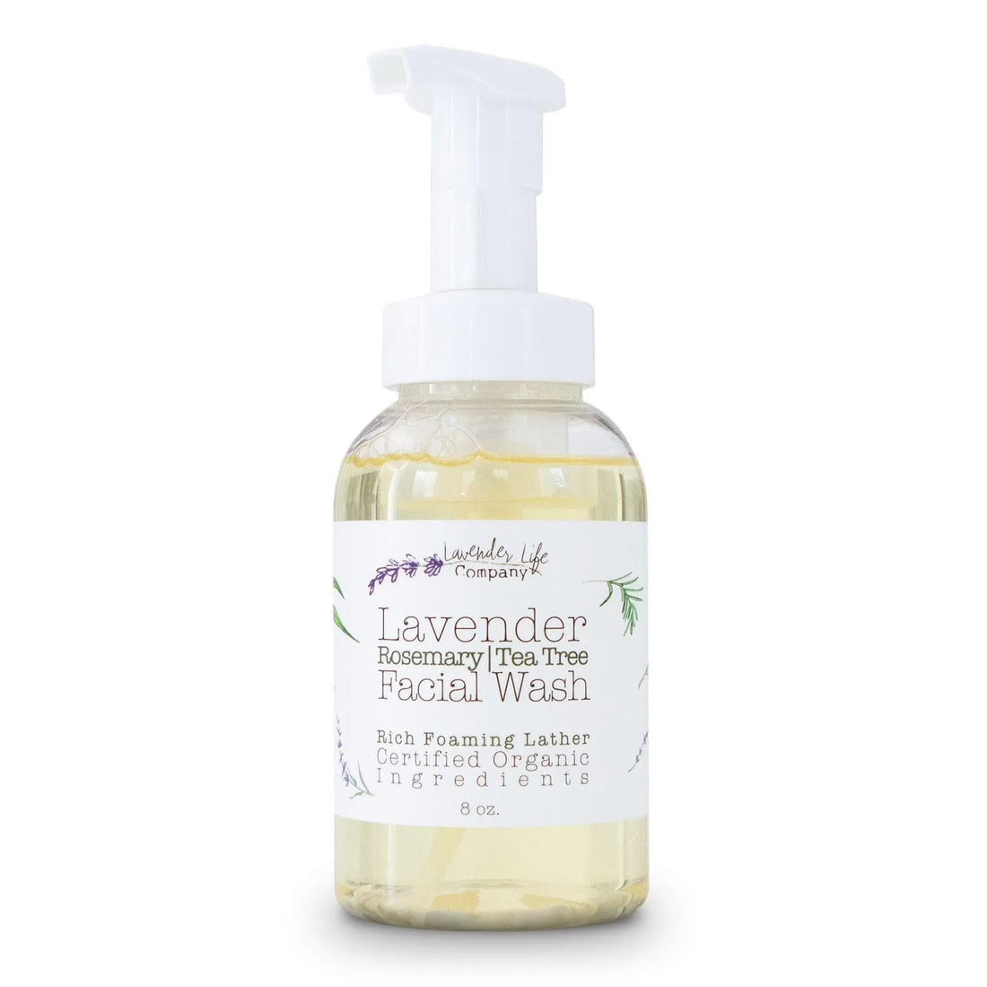 Facial Wash with Lavender, Rosemary &amp; Tea Tree by Lavender Life Company