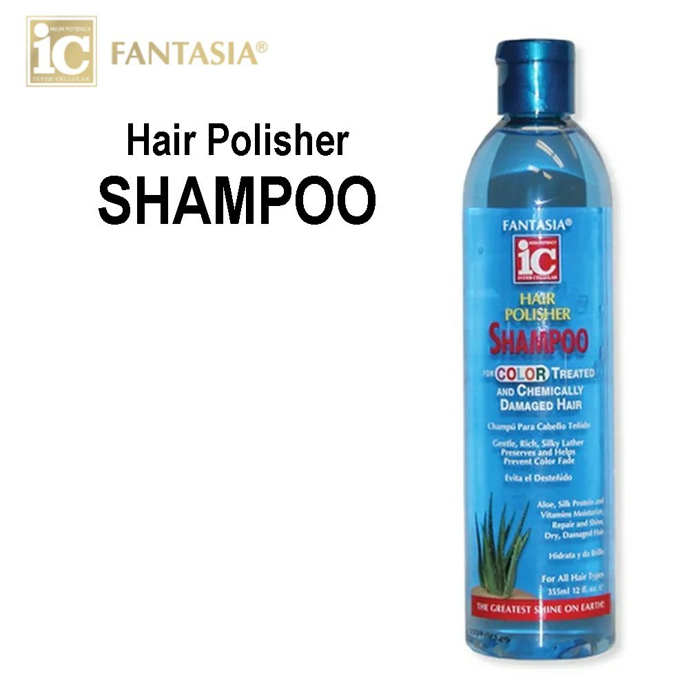 Fantasia IC Hair Polisher (Heat Protector) Shampoo, 12 fl oz 