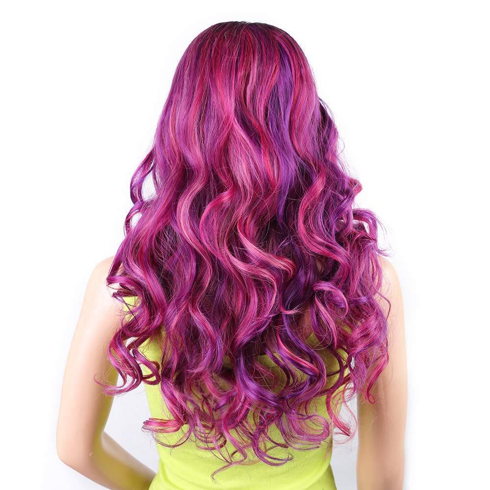 VIP Extensions Fashion Synthetic Wig, Long Wavy Hair