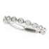 14k White Gold Antique Style Diamond Wedding Band (3/8 cttw) by Bids.com