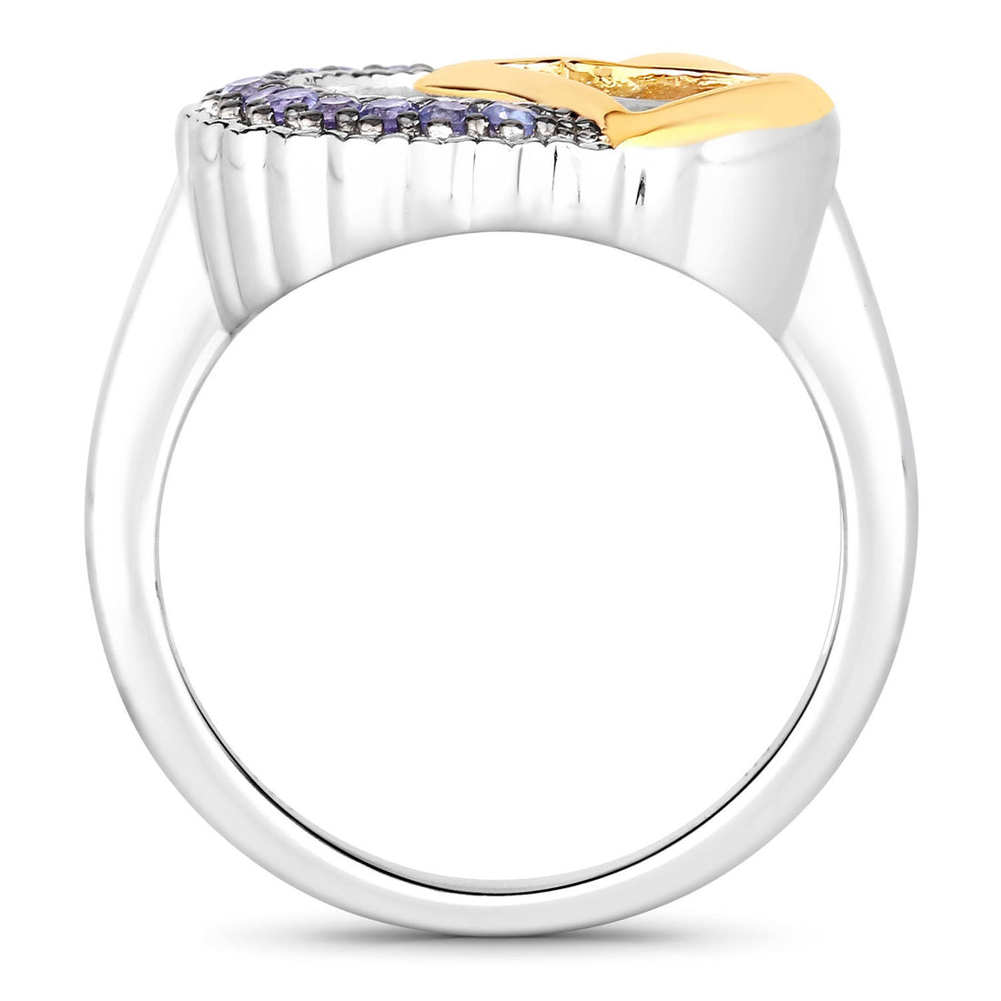0.28 Carat Genuine Tanzanite .925 Sterling Silver Ring by Bids.com