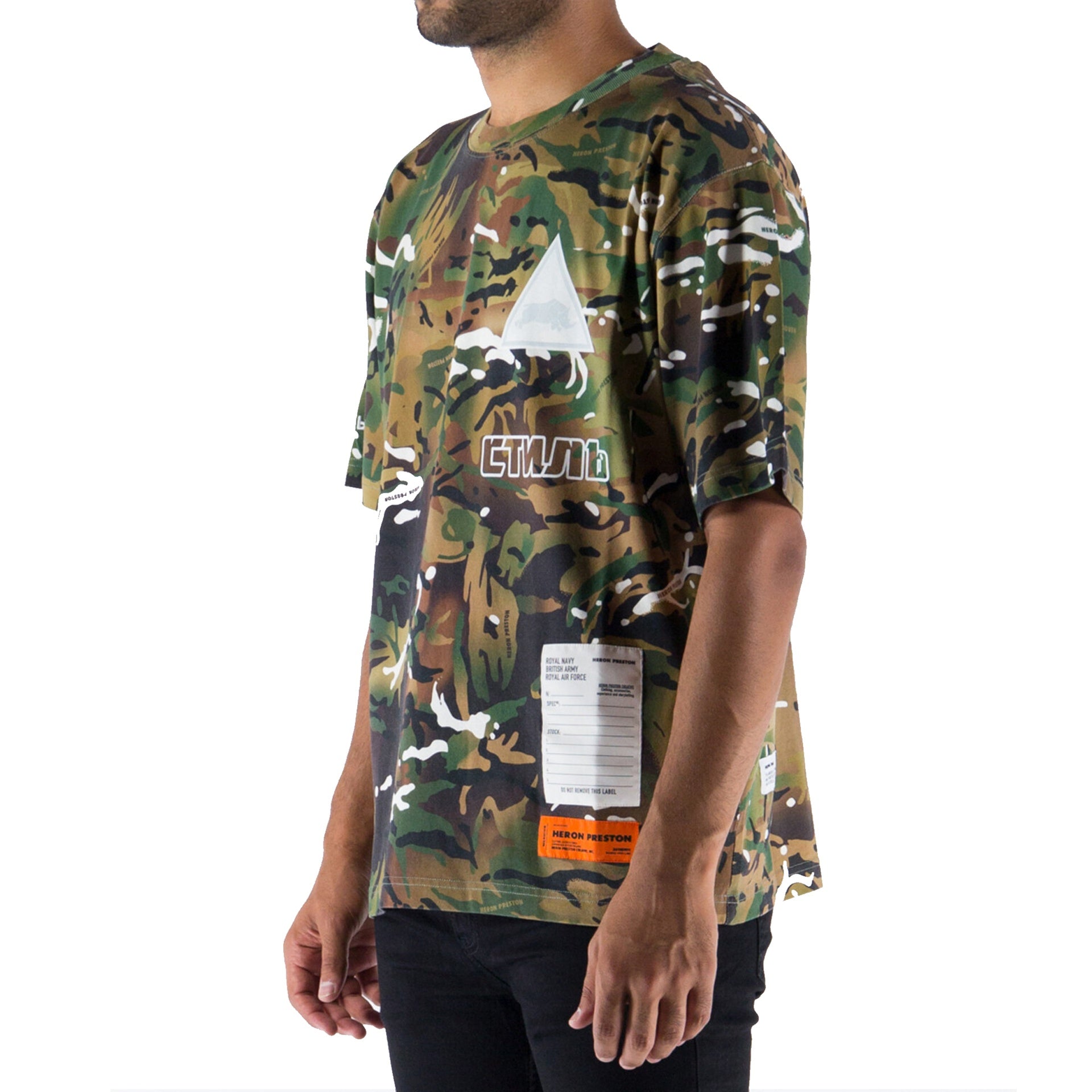 Heron Preston Camouflage T-Shirt Men by Luosophy