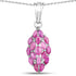 1.66 Carat Genuine Ruby .925 Sterling Silver Pendant  DestGlow