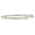 14K Two-Toned Gold Princess Cut Diamond Fashion Bangle (1 cttw, H-I Color, SI1-SI2 Clarity) by Bids.com