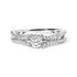 14K White Gold 5/8 Cttw Diamond Split Shank Engagement Ring (G-H Color, VS2-SI1 Clarity) - Size 7 by Bids.com