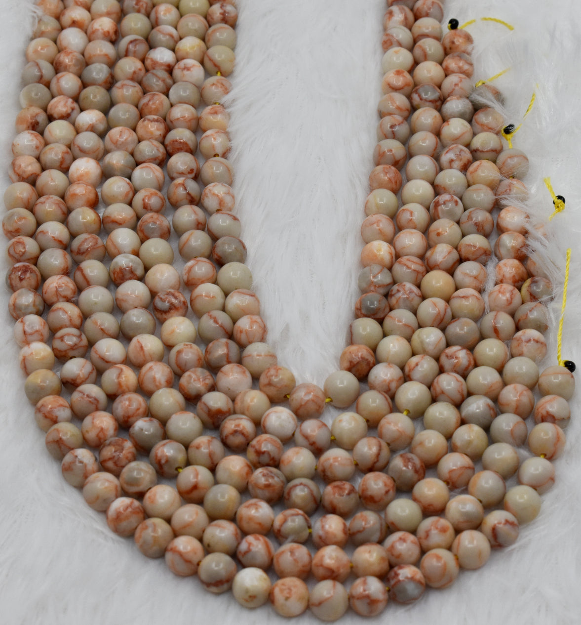 Red Picasso Jasper Beads, Natural Round Crystal Beads 6mm to 10mm  DestGlow