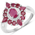 2.89 Carat Genuine Ruby .925 Sterling Silver Ring by Bids.com