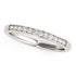 14k White Gold Diamond Wedding Band (1/8 cttw) by Bids.com