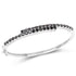 4.00 Carat Genuine Black Diamond .925 Sterling Silver Bangle by Bids.com