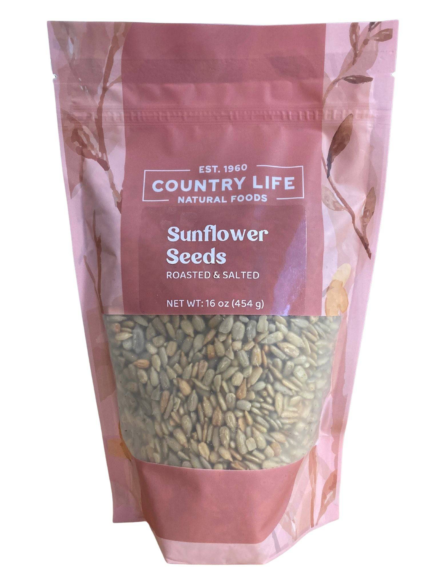 Sunflower Seeds, Roasted, Salted by Country Life Natural Foods