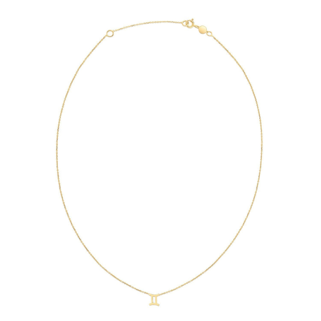 14K Yellow Gold Gemini Necklace  DestGlow