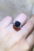 2 Carat Black Black Sparkala™ Floral Ring by Sparkala