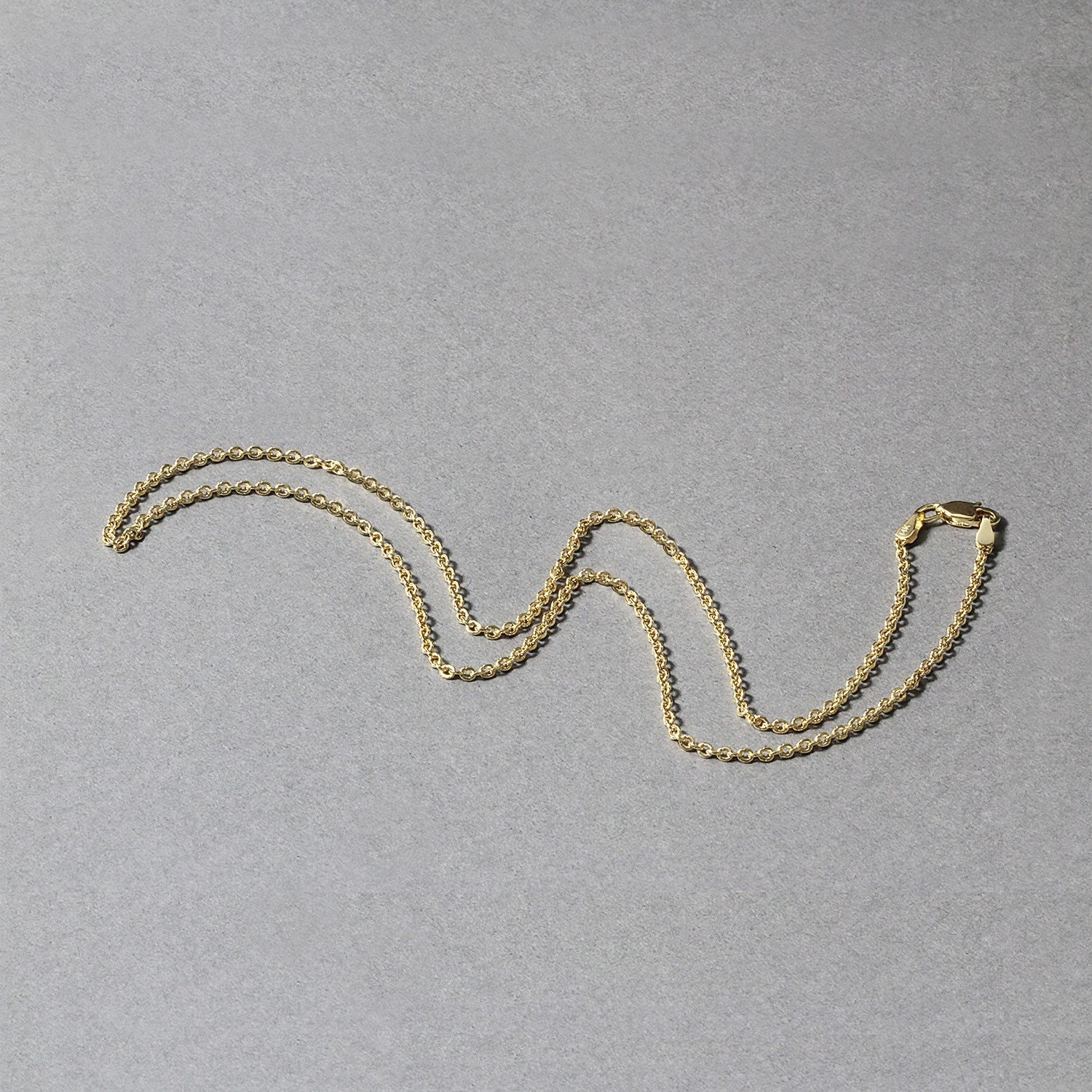 14k Yellow Gold Forsantina Lite Cable Link Chain 1.9mm by Bids.com