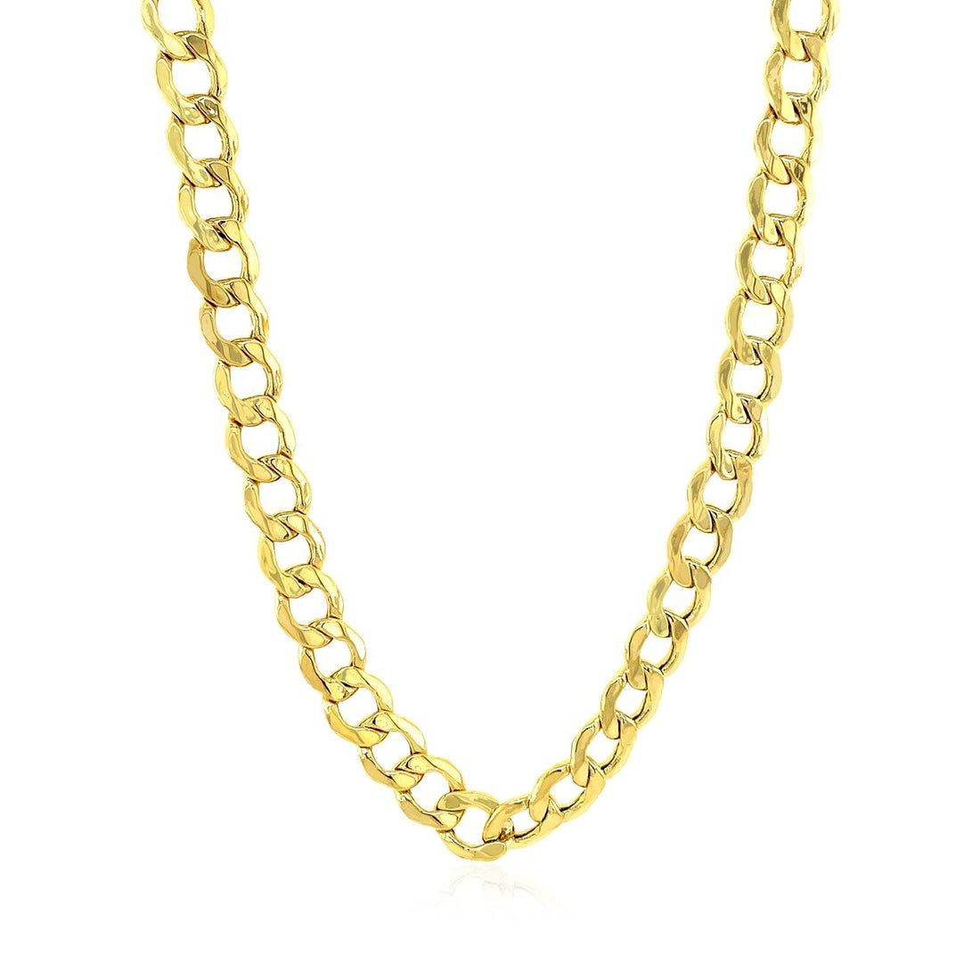 6.1mm 10k Yellow Gold Curb Chain by Bids.com