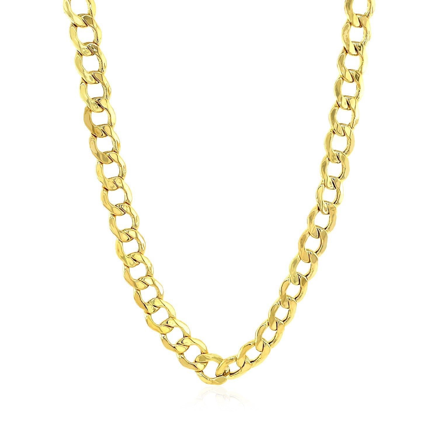 6.1mm 10k Yellow Gold Curb Chain by Bids.com