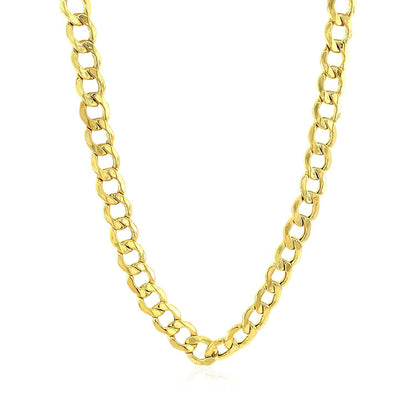 6.1mm 10k Yellow Gold Curb Chain by Bids.com