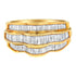 14KT Yellow Gold Diamond Multi-Row Band Ring (1 1/4 cttw, H-I Color, SI1-SI2 Clarity) by Bids.com