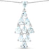 2.20 Carat Genuine Aquamarine .925 Sterling Silver Pendant  DestGlow