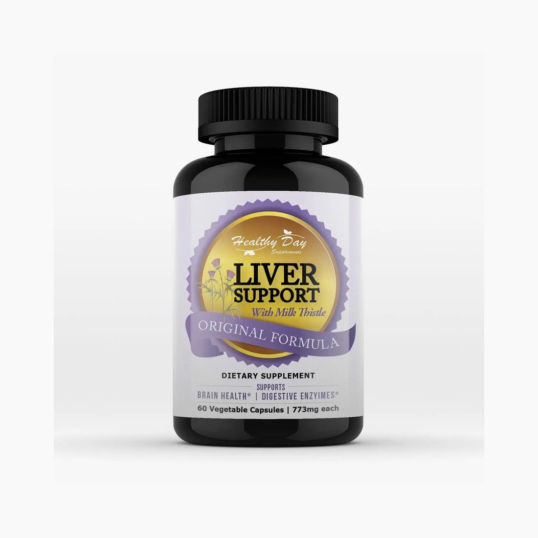 Liver Support with Milk Thistle — Herbal Wellness Supplement by Healthy Day Supplements