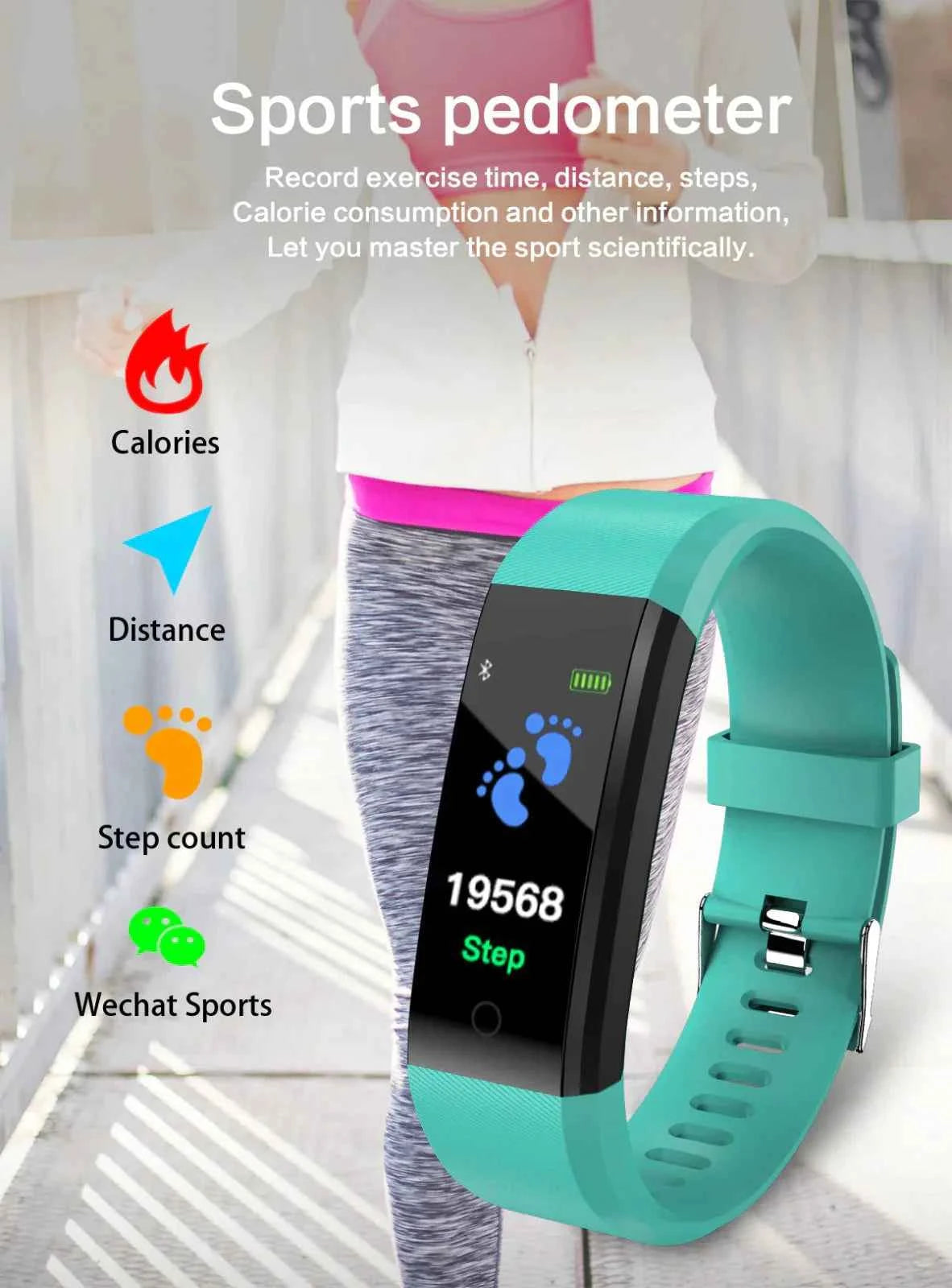 Fitness Smart Watch Activity Tracker - Smarter Wellness at Your Fingertips